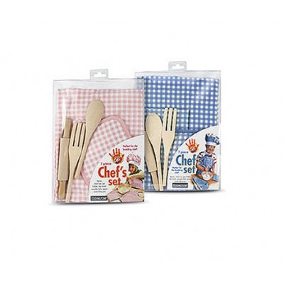 Mini Chef's Set 7 Piece, Pink or Blue